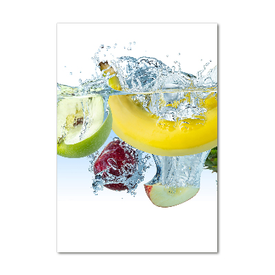 Tableau verre acrylique Fruit sous l'eau