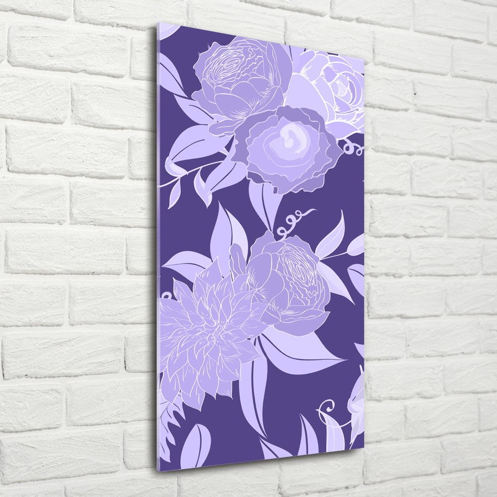 Acrylique tableau Motif floral