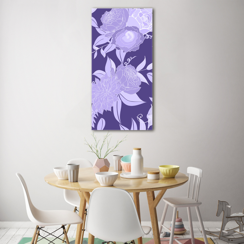 Acrylique tableau Motif floral