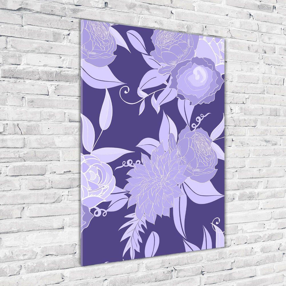 Acrylique tableau Motif floral