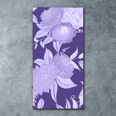 Acrylique tableau Motif floral