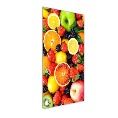 Tableau sur verre acrylique Fruits sains