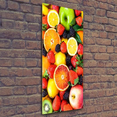 Tableau sur verre acrylique Fruits sains