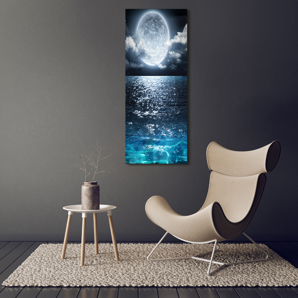 Tableau sur verre acrylique Pleine lune