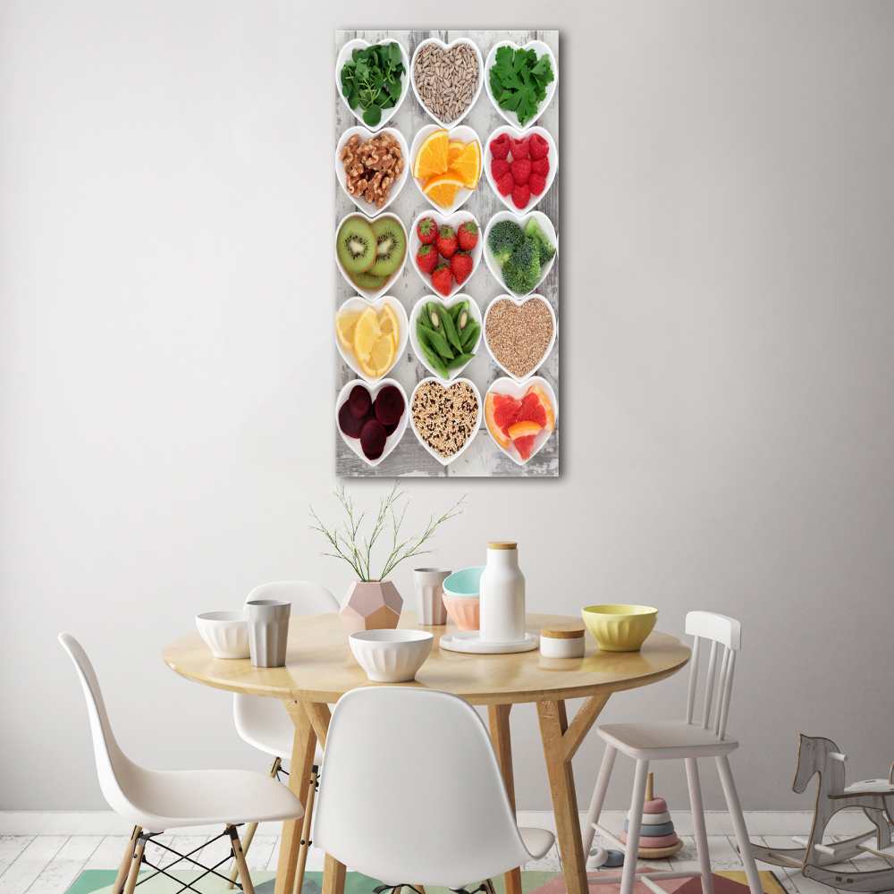 Tableau en acrylique Aliments sains