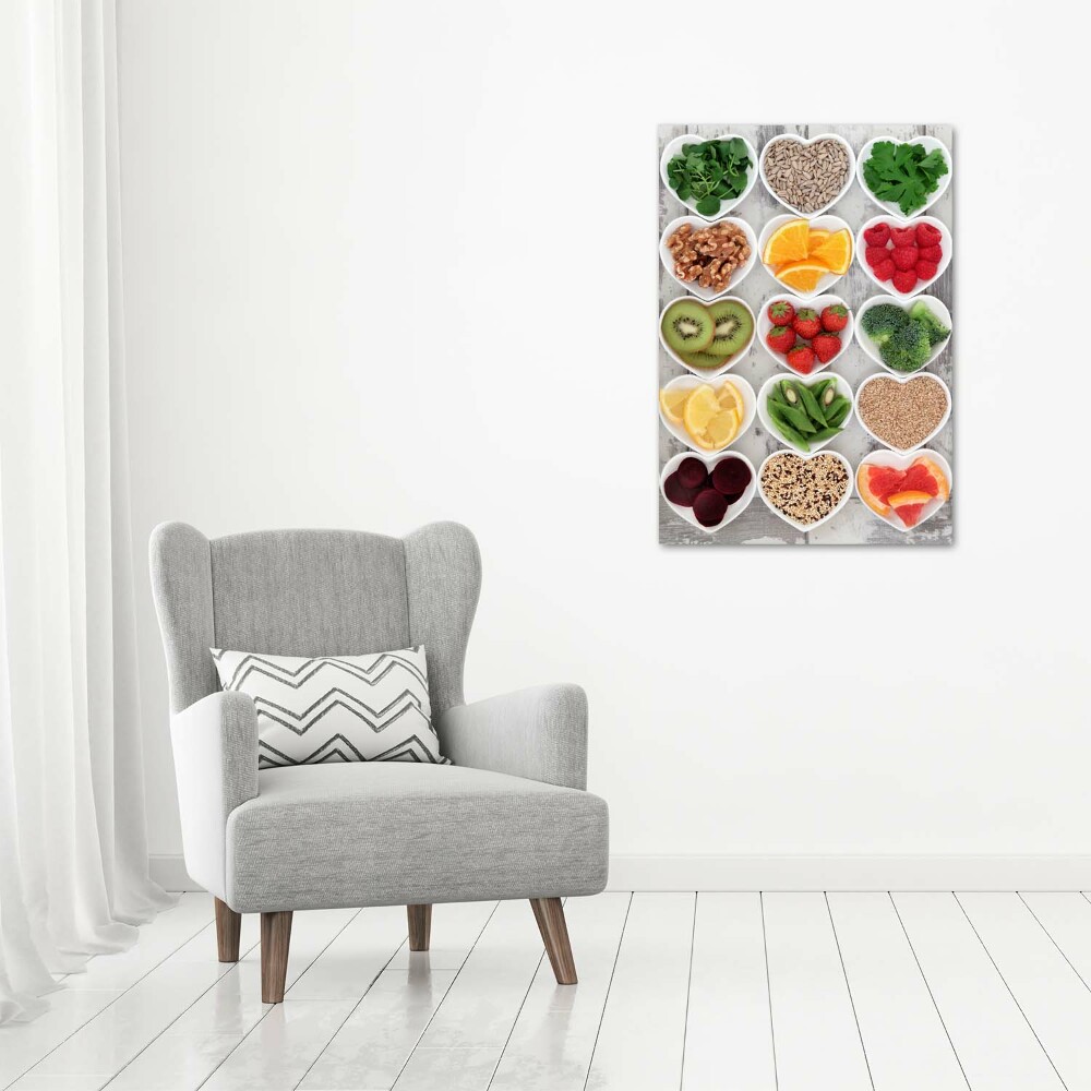 Tableau en acrylique Aliments sains