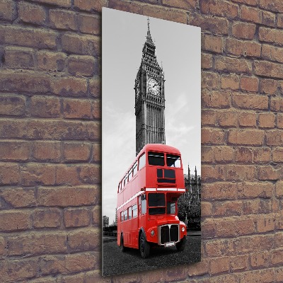 Tableau acrylique Bus londonien