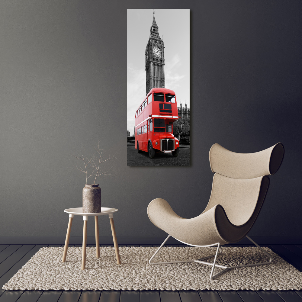 Tableau acrylique Bus londonien