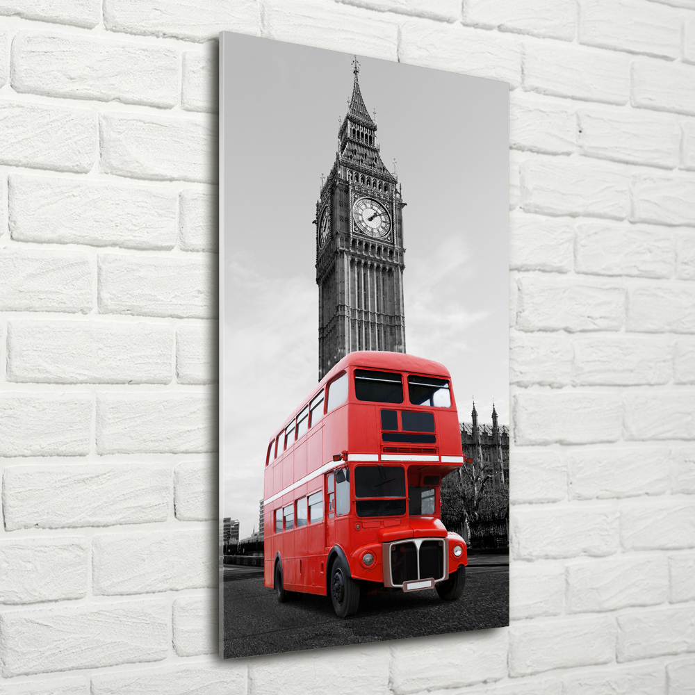 Tableau acrylique Bus londonien