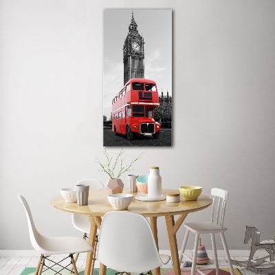 Tableau acrylique Bus londonien