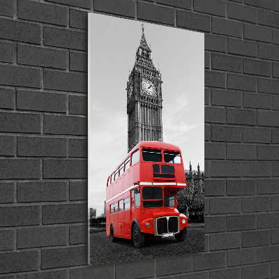 Tableau acrylique Bus londonien