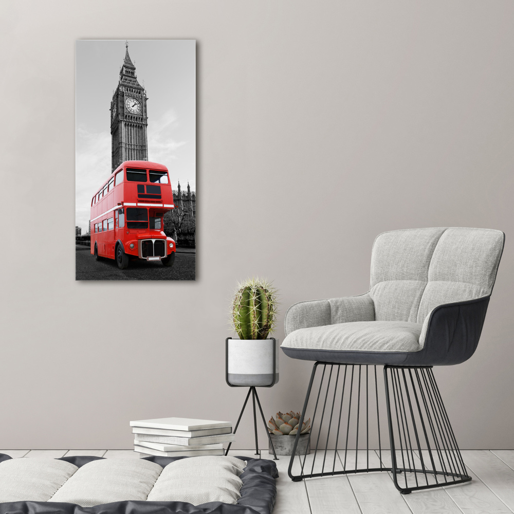 Tableau acrylique Bus londonien