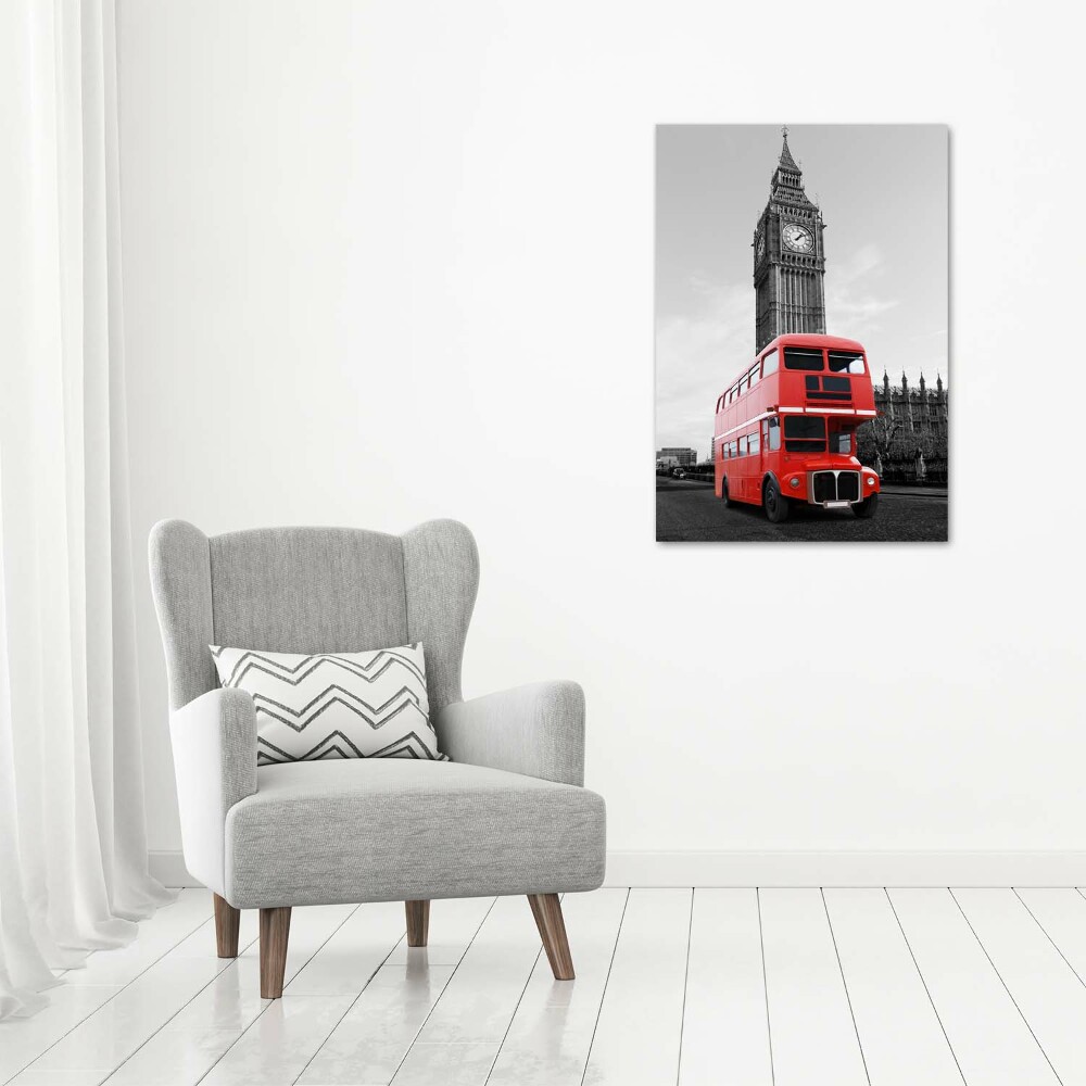 Tableau acrylique Bus londonien