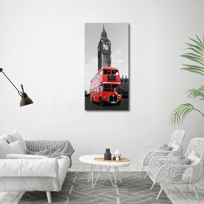 Tableau acrylique Bus londonien