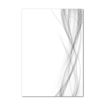 Acrylique tableau Vague abstraite blanc