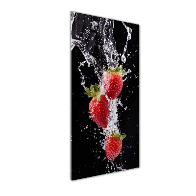 Acrylique tableau Les fraises