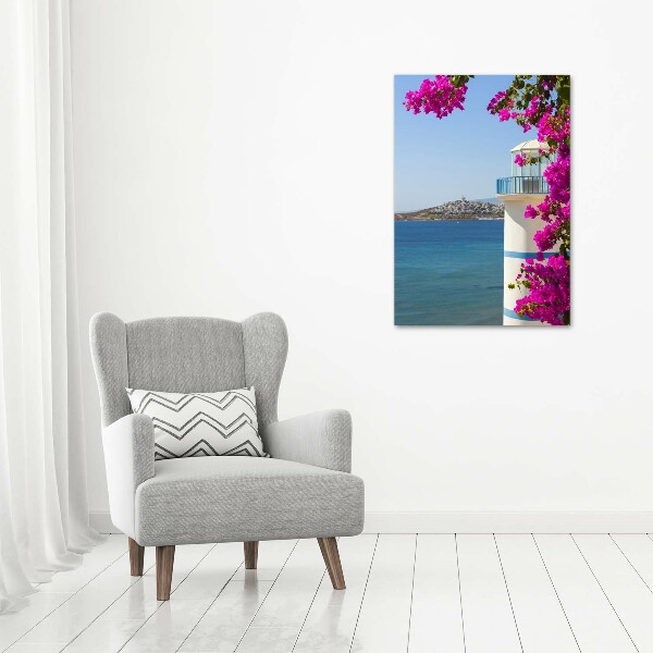 Tableau verre acrylique Phare