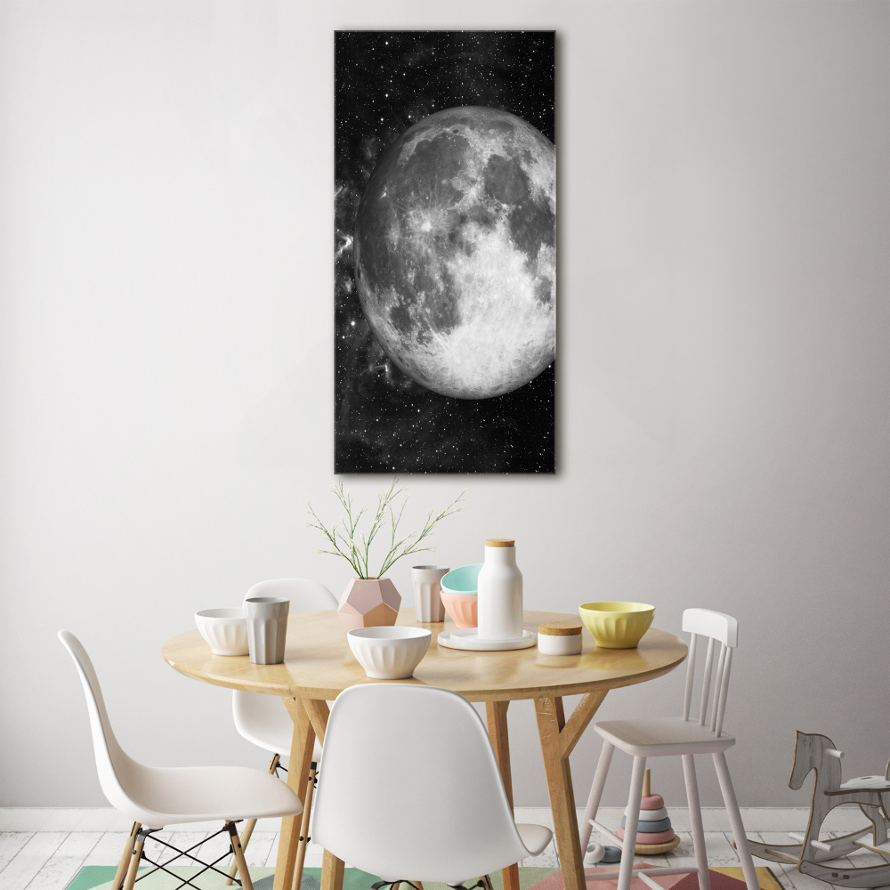 Acrylique tableau Lune