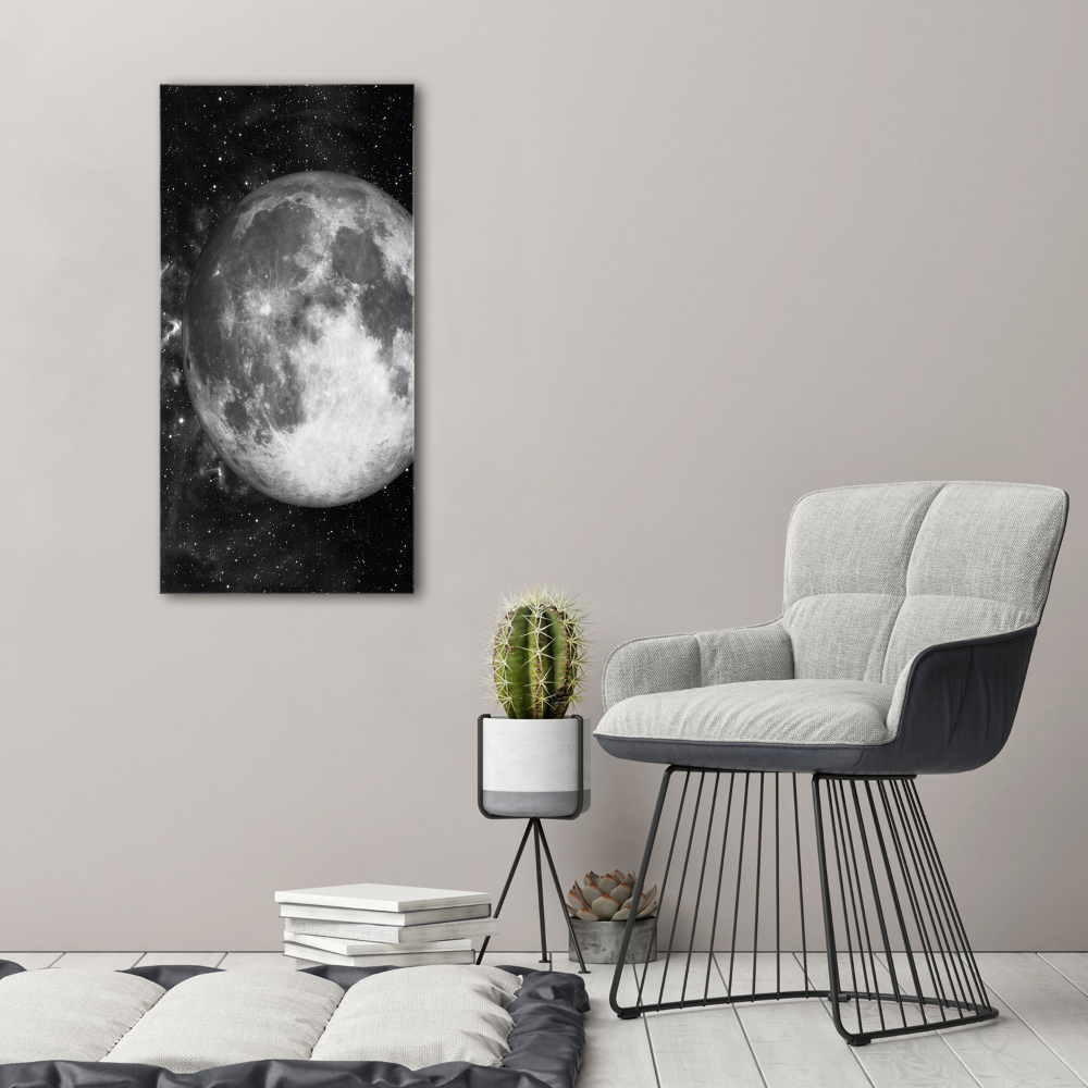 Acrylique tableau Lune