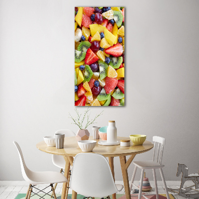 Tableau acrylique Fruits coupés