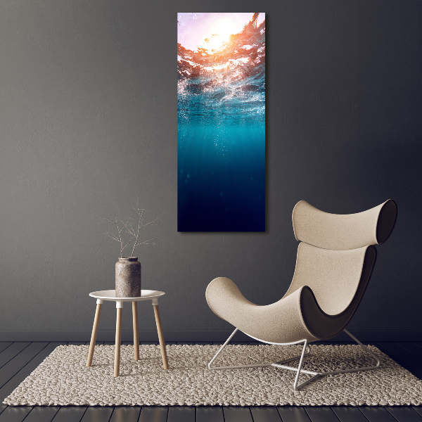 Tableau acrylique Sous l'eau