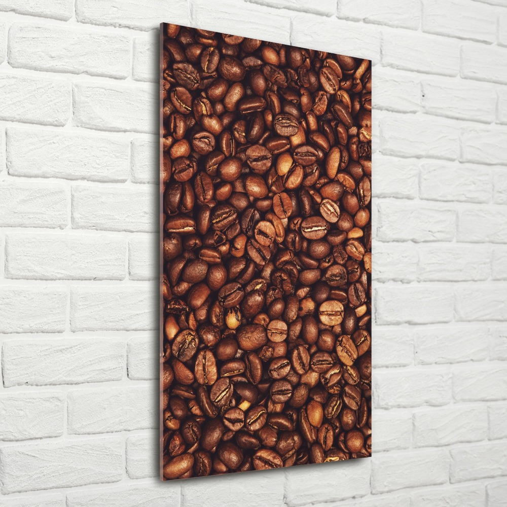 Tableau en acrylique Des grains de café délicieux