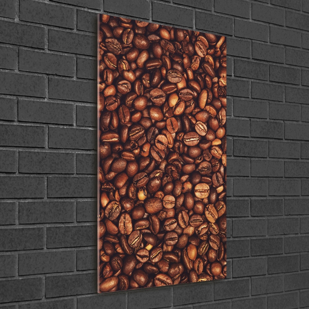 Tableau en acrylique Des grains de café délicieux