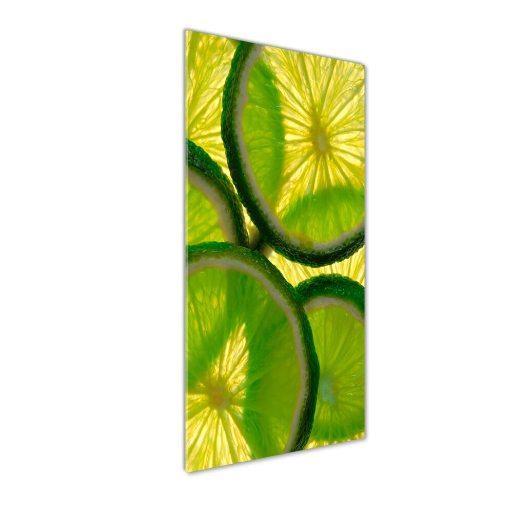 Acrylique tableau Tranches de citron vert