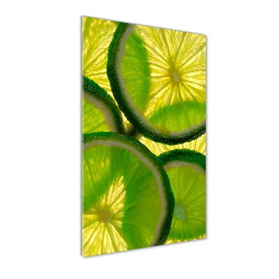 Acrylique tableau Tranches de citron vert