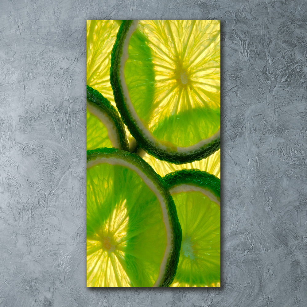 Acrylique tableau Tranches de citron vert