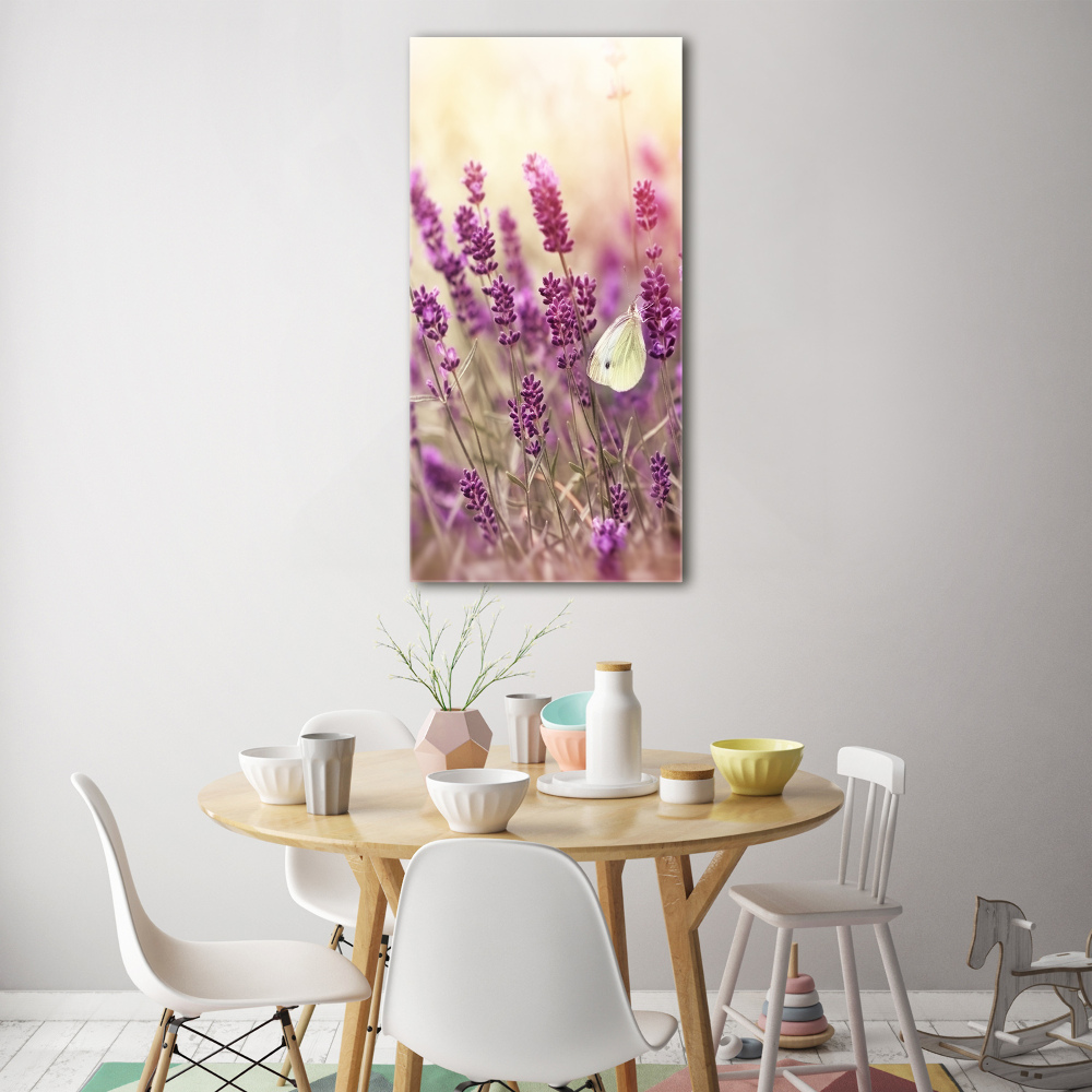 Tableau acrylique Fleurs de lavande