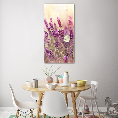 Tableau acrylique Fleurs de lavande