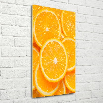 Tableau en acrylique Tranches d'orange