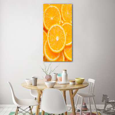 Tableau en acrylique Tranches d'orange