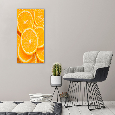 Tableau en acrylique Tranches d'orange