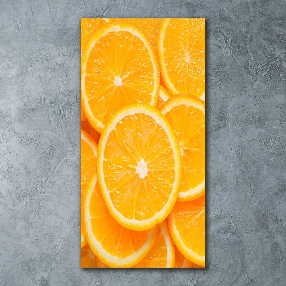 Tableau en acrylique Tranches d'orange