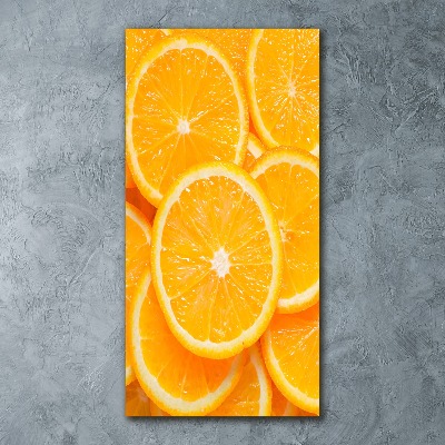 Tableau en acrylique Tranches d'orange