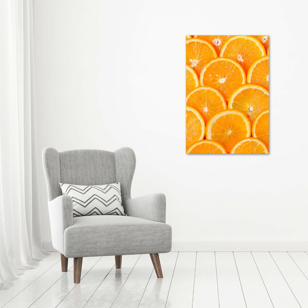 Tableau en acrylique Tranches d'orange