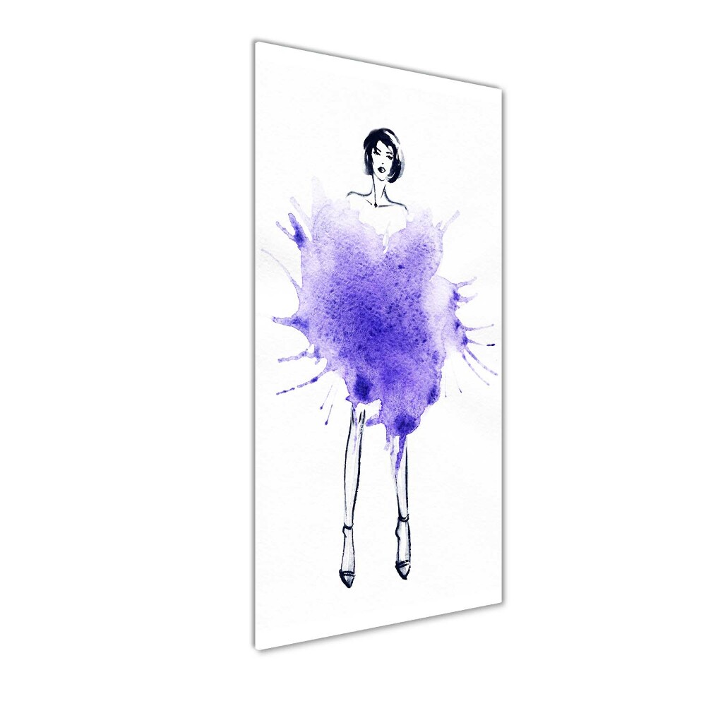 Tableau verre acrylique Illustration de mode