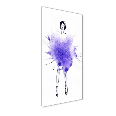 Tableau verre acrylique Illustration de mode