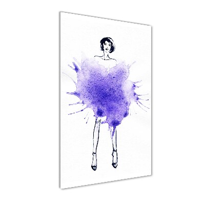 Tableau verre acrylique Illustration de mode