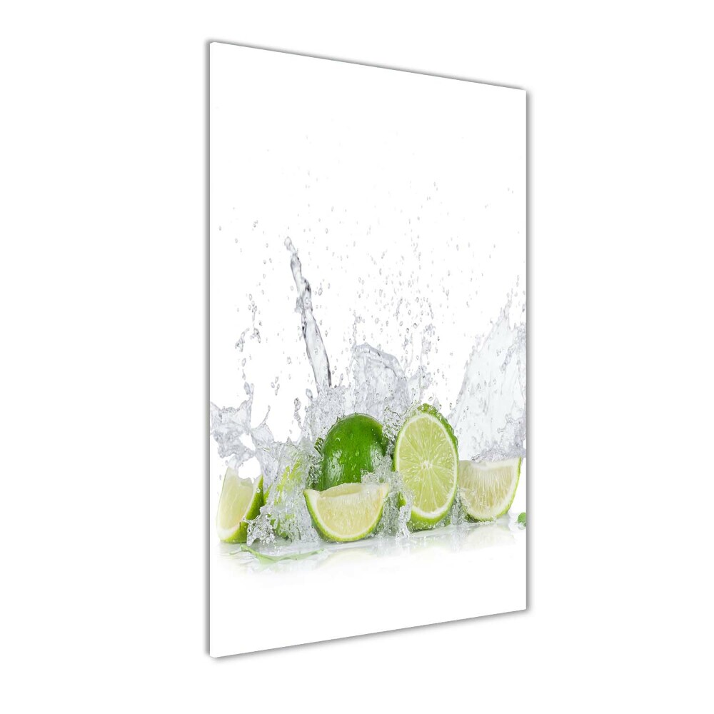 Tableau verre acrylique Citron vert