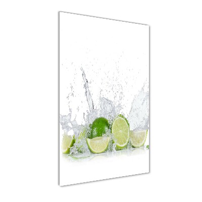 Tableau verre acrylique Citron vert