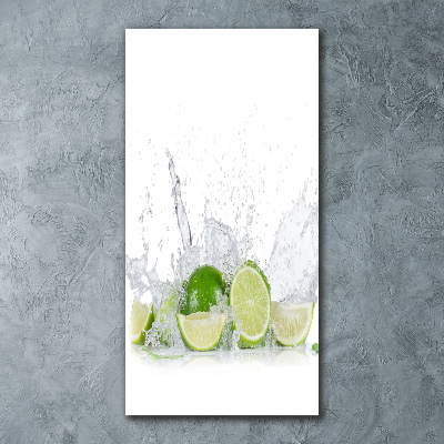 Tableau verre acrylique Citron vert