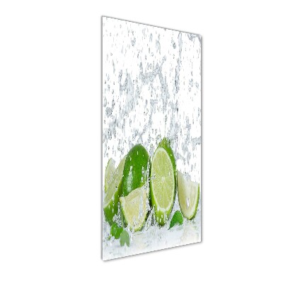 Tableau verre acrylique Citron vert