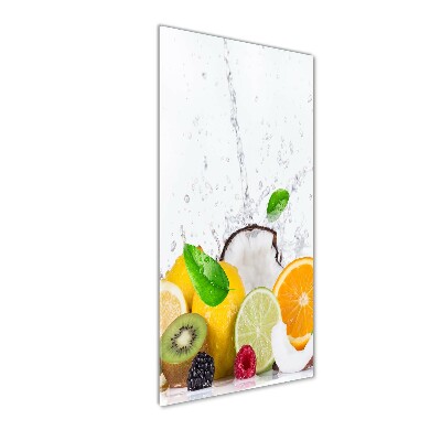 Tableau sur verre acrylique Fruits sains