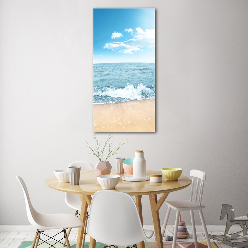 Tableau verre acrylique Plage et mer