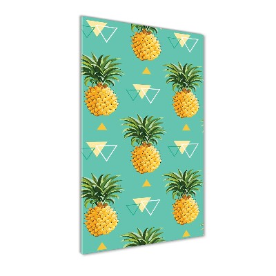 Tableau verre acrylique Ananas