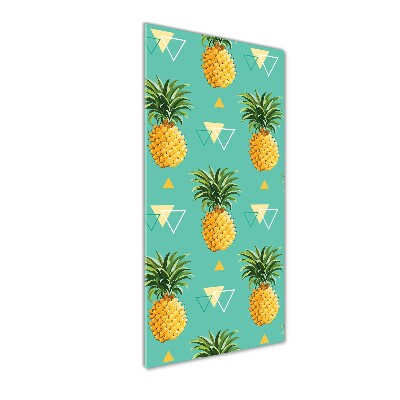 Tableau verre acrylique Ananas