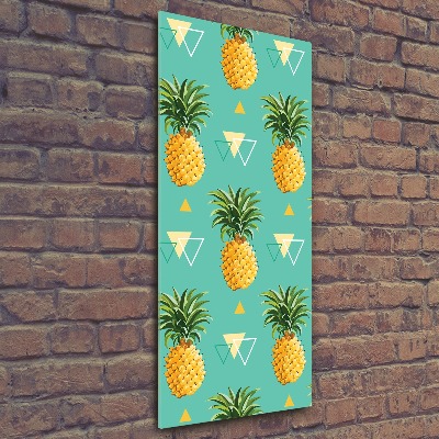 Tableau verre acrylique Ananas